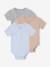 Lot de 3 bodies naissance manches courtes 'mon petit c½ur' bleu ciel - vertbaudet enfant 