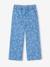 Pantalon fille large motifs fantaisie bleu foncé+bleu moyen+denim gris - vertbaudet enfant 