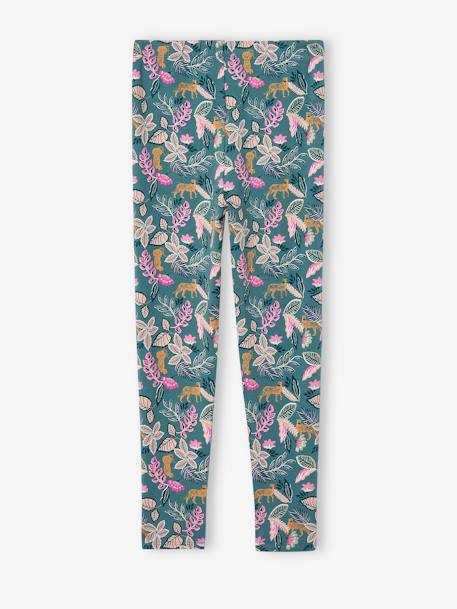 Legging fille imprimé bois de rose+rose imprimé+vert imprimé - vertbaudet enfant 