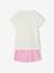 Pyjashort Barbie motif foil brillant rose bonbon - vertbaudet enfant 