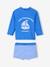 Badpak baby T-shirt anti-UV + shorty blauw - vertbaudet enfant 