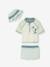 Badpakset T-shirt met UV-bescherming + short + babyhoed mintgroen - vertbaudet enfant 