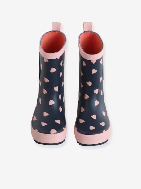 Bottes de pluie enfant collection maternelle bleu imprimé - vertbaudet enfant 