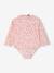 Maillot de bain à manches longues bébé fille rose pâle - vertbaudet enfant 