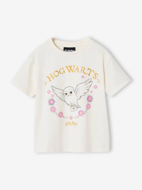 Tshirt Harry Potter fille Hedwige écru - vertbaudet enfant 