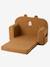 Canapé convertible en mousse et sherpa OURSON camel - vertbaudet enfant 
