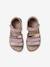 Sandales cuir enfant talon fermé collection maternelle lot rose - vertbaudet enfant 