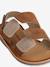 Sandales scratchées cuir bébé camel - vertbaudet enfant 