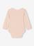 Lot de 2 bodies bébé manches longues en maille pointelle rose pâle - vertbaudet enfant 