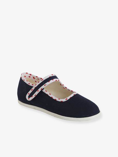 Chaussons scratchés enfant marine - vertbaudet enfant 