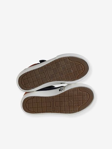 Baskets enfant garçon textile lacets élastiqués marine - vertbaudet enfant 