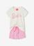 Pyjashort Barbie motif foil brillant rose bonbon - vertbaudet enfant 
