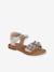 Sandales cuir enfant cérémonie collection maternelle or - vertbaudet enfant 