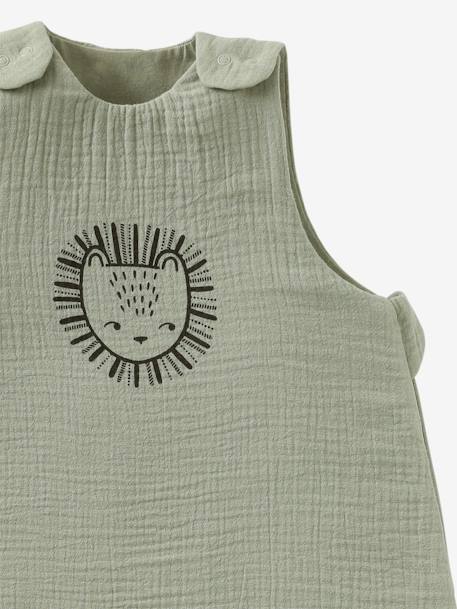Mouwloos zomers slaapzakje ETHNIC Oeko-Tex® saliegroen - vertbaudet enfant 