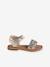 Sandales cuir enfant cérémonie collection maternelle or - vertbaudet enfant 