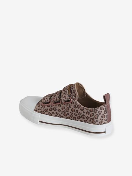 Baskets scratchées toile imprimée enfant beige imprimé - vertbaudet enfant 