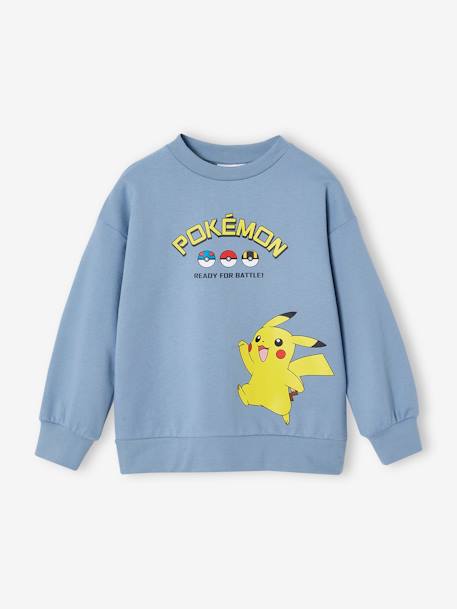 Sweat garçon Pokemon bleu chambray - vertbaudet enfant 