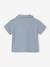 Chemise manches courtes maille fantaisie bébé bleu grisé - vertbaudet enfant 