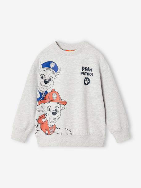 Jungen Sweatshirt PAW PATROL mit Marshall und Chase gemêleerd grijs - vertbaudet enfant 