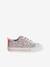 Stoffen decoratieve sneakers voor meisjes groen, bedrukt+rouge+roze, bedrukt - vertbaudet enfant 