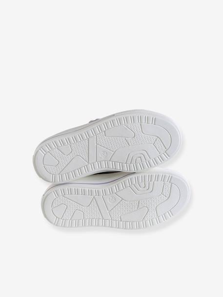 Basket lacets élastiqués et scratchées enfant collection maternelle lilas - vertbaudet enfant 