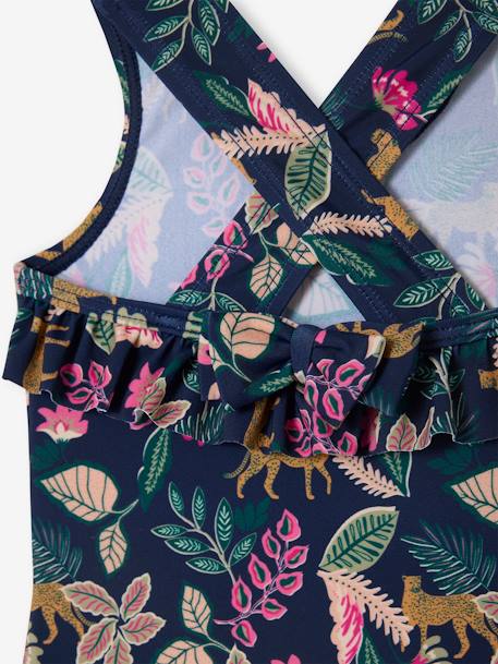 Maillot de bain 1 pièce imprimé Capsule famille bébé fille encre - vertbaudet enfant 