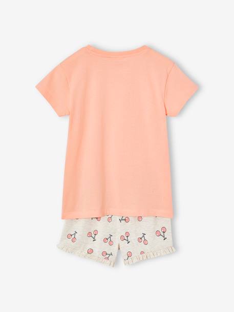 Mädchen Sommer-Schlafanzug mit Kirschen Disney Animals koraal - vertbaudet enfant 