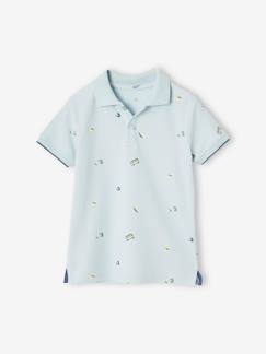 Garçon-T-shirt, polo, sous-pull-Polo-Polo garçon imprimé manches courtes