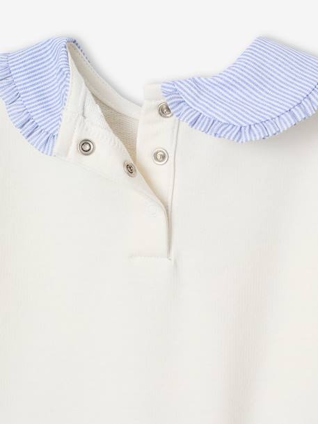 Baby trui met Claudine kraag ecru - vertbaudet enfant 