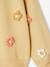 Sweat fille fleurs 3D tricotées jaune d'or - vertbaudet enfant 
