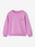 Sweat fille motif imprimé anthracite+corail+encre+pivoine+sauge+vanille+violet+violine - vertbaudet enfant 