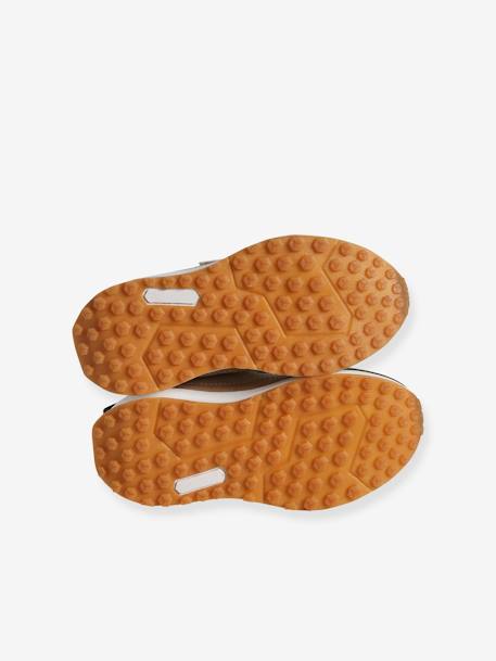 Kindersneakers met veters en klittenband, kleutercollectie blauw, bedrukt+kaki+veel beige+veel blauw - vertbaudet enfant 