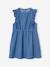 Robe fille denim manches à volants stone - vertbaudet enfant 