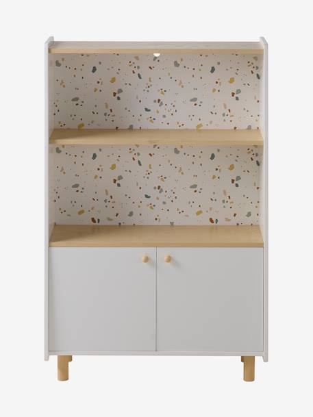Lage boekenkast met plank LIGNE TERRAZZO beige - vertbaudet enfant 