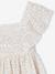 Robe de cérémonie en gaze de coton fille manches en broderie anglaise rose imprimé+vieux rose - vertbaudet enfant 