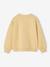 Sweat fille fleurs 3D tricotées jaune d'or - vertbaudet enfant 