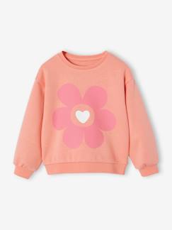 -Sweat fille motif imprimé 