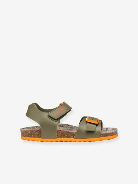 Sandales J GHITA BOY kaki - vertbaudet enfant 