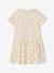 Meisjesjurk met print groengrijs+nude+vanille+wit - vertbaudet enfant 