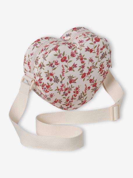 Tasje voor meisjes in hartvorm ecru - vertbaudet enfant 