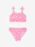 Maillot de bain 2 pièces fille rose - vertbaudet enfant 