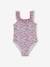 Maillot de bain 1 pièce imprimé fleuri fille pêche - vertbaudet enfant 