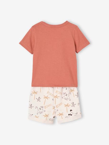 Baby-Set: T-Shirt & Shorts Disney KÖNIG DER LÖWEN roest - vertbaudet enfant 
