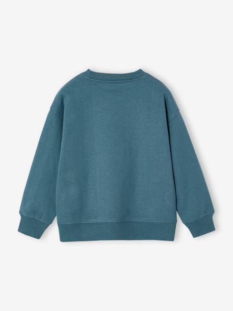 Jungen Sweatshirt SUPER MARIO groenblauw - vertbaudet enfant 