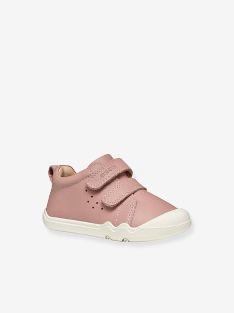 Mädchen Baby Leder-Sneakers B STEPPIEUP GIRL GEOX rozen - vertbaudet enfant 
