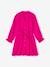 Robe en gaze de coton fille fuchsia - vertbaudet enfant 