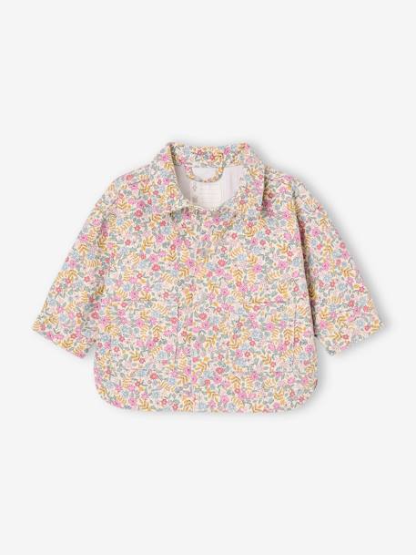 Geweven babyjas met print meerkleurig - vertbaudet enfant 