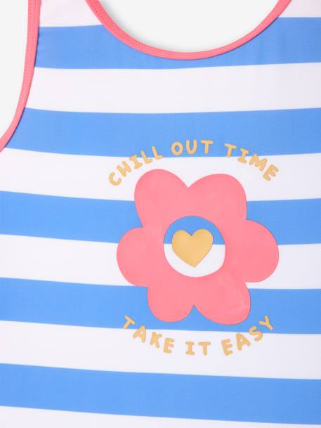 Badpak voor meisjes blauw - vertbaudet enfant 