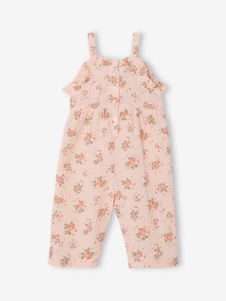 Ruime katoenen babyromper lichtroze - vertbaudet enfant 