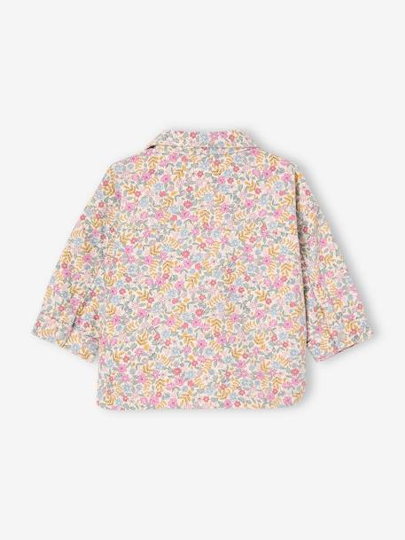 Geweven babyjas met print meerkleurig - vertbaudet enfant 